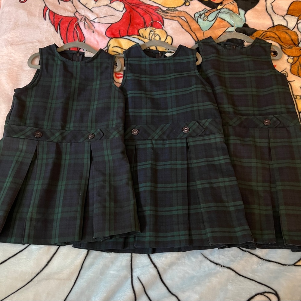 Flynn O’Hara Uniform Drop Waist Jumper 3-pc Bundle - Size 5